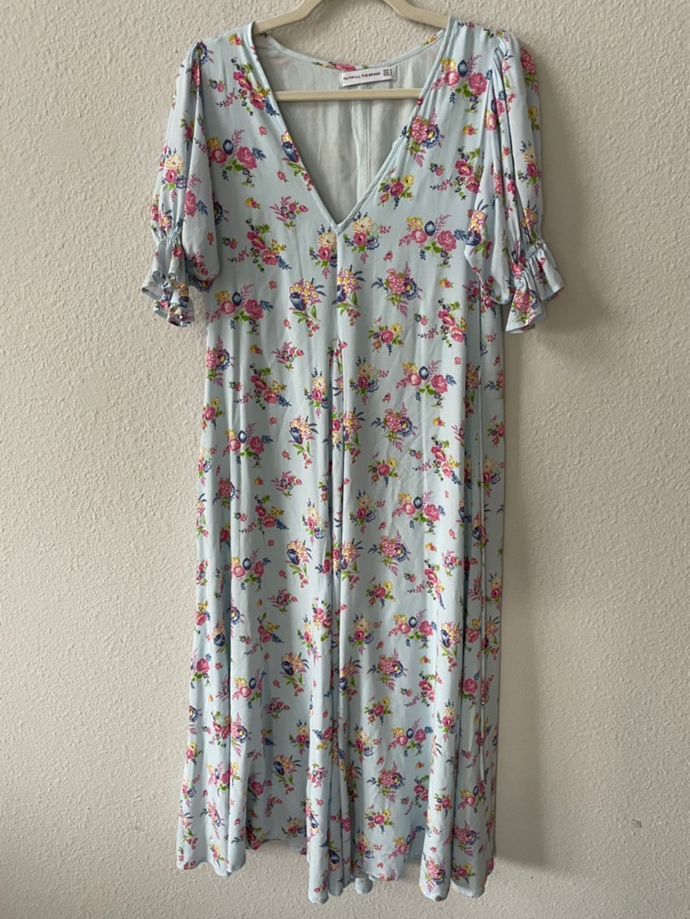 ❤️ Faithfull the Brand Maggie Floral Midi Dress 4 - Picture 10 of 16